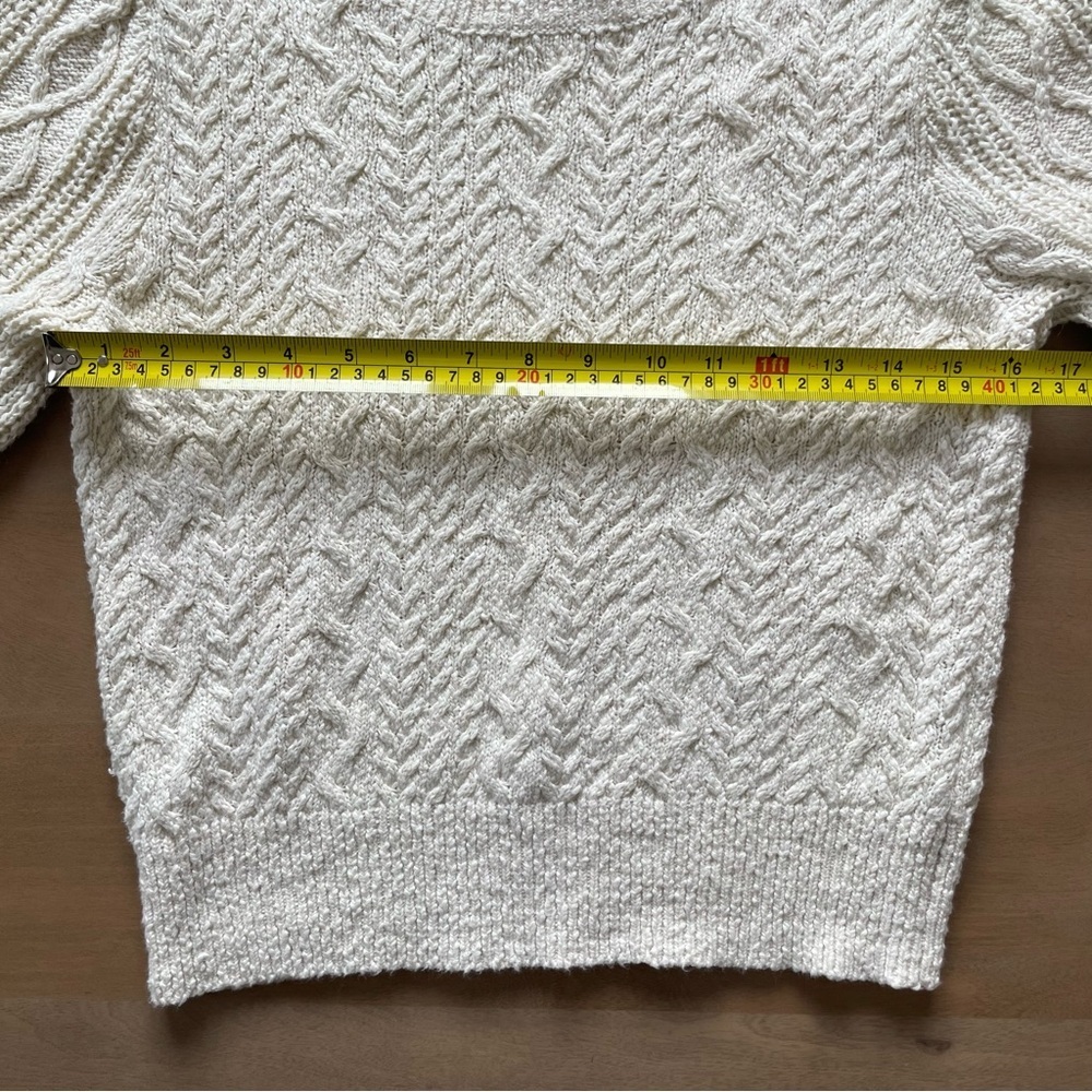 Free People Cream Cable Knit Sweater - Picture 7 of 7